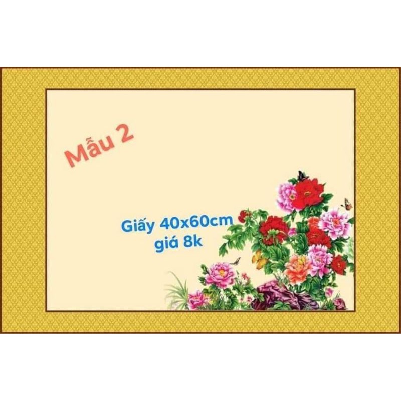 10 tờ Giấy viết thư pháp 40x60cm